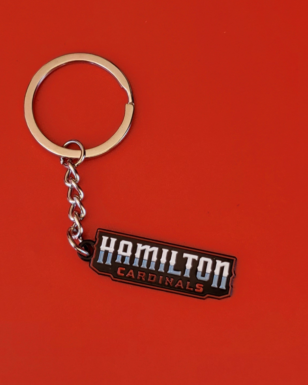 Hamilton Cardinals Wordmark Keychain