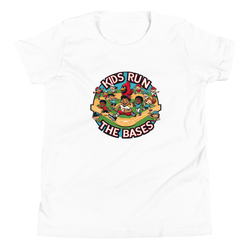 Youth Kids Run the Bases Shirt