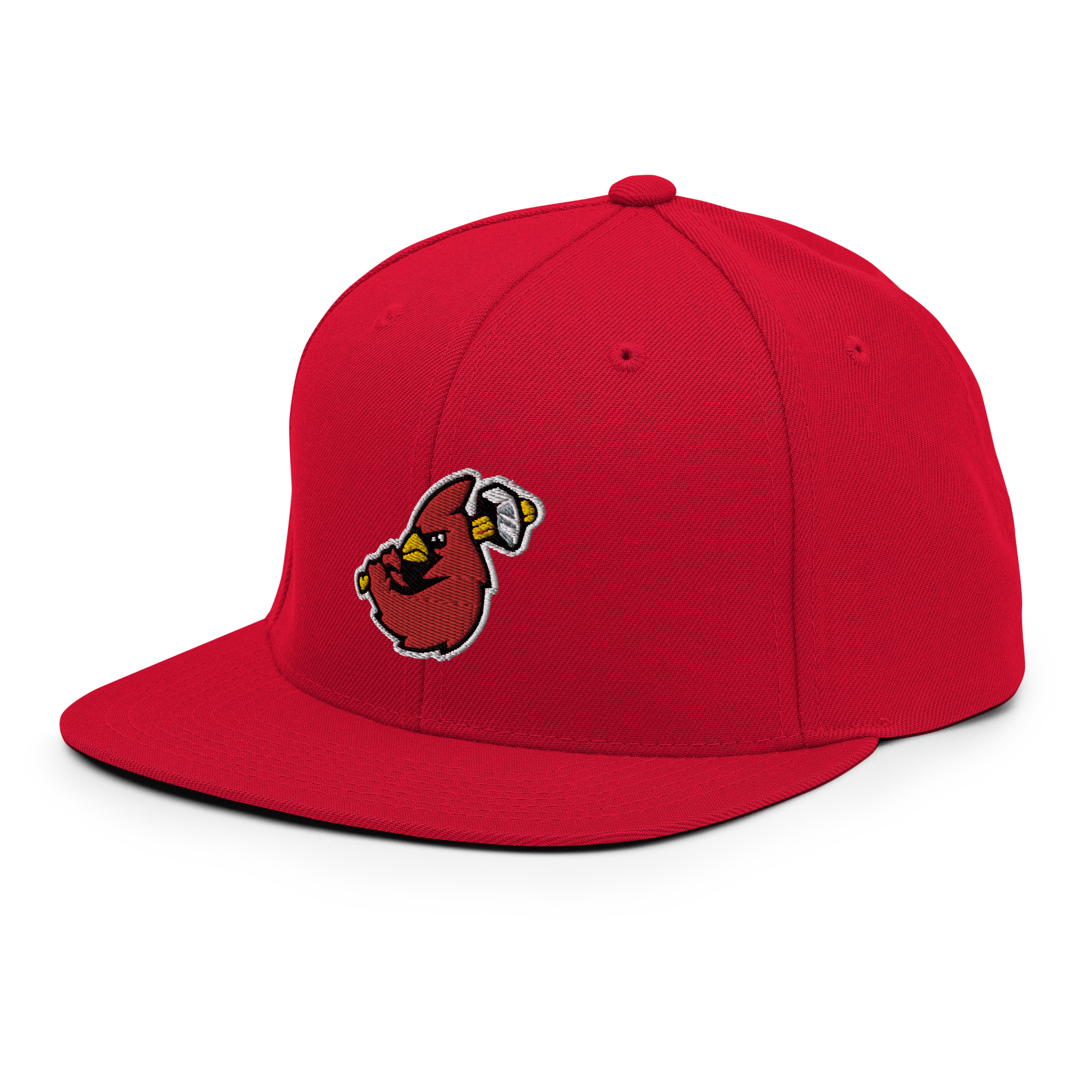 Hamilton Cardinals Bird Logo Snapback Hat