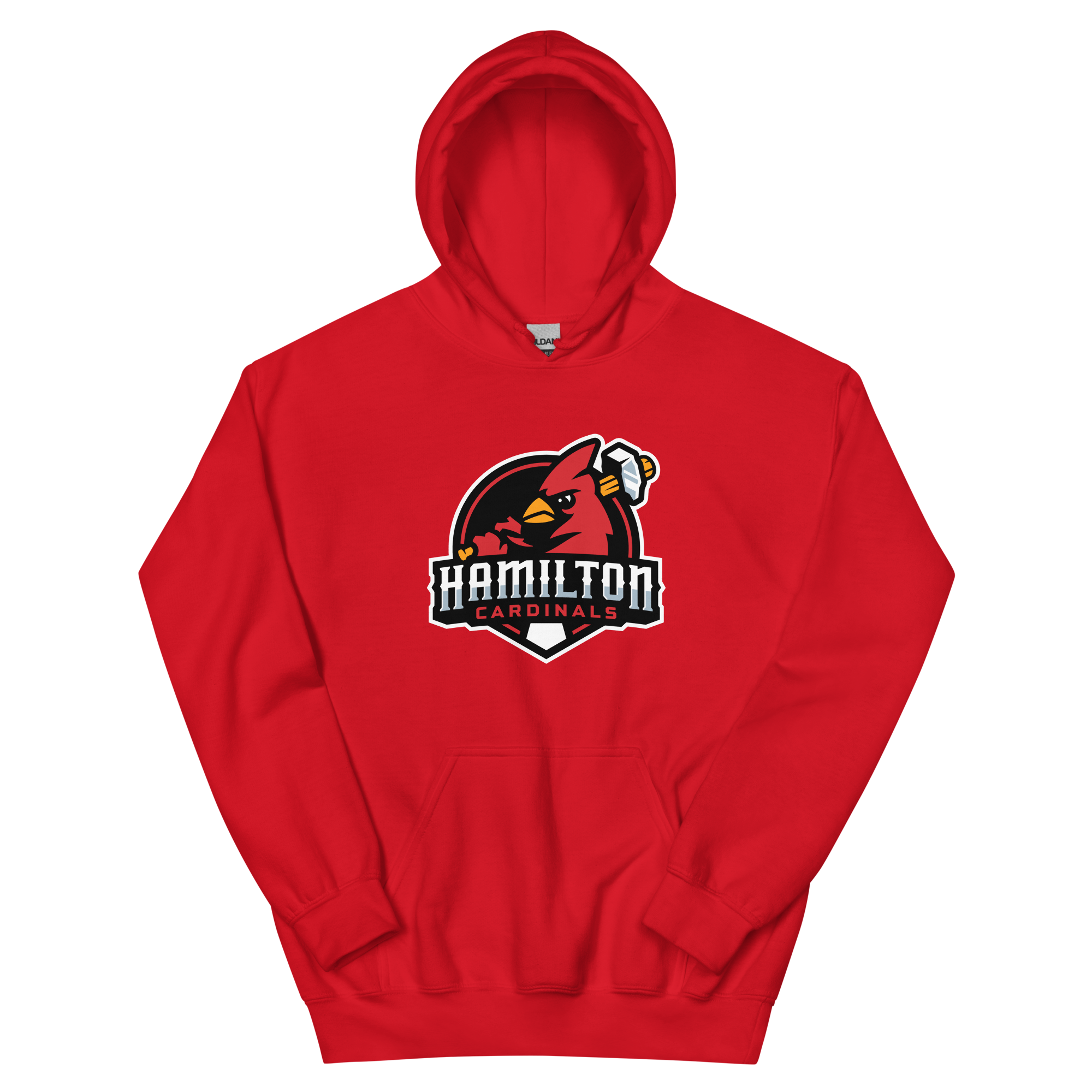 Hamilton Cardinals Primary Logo Hoodie