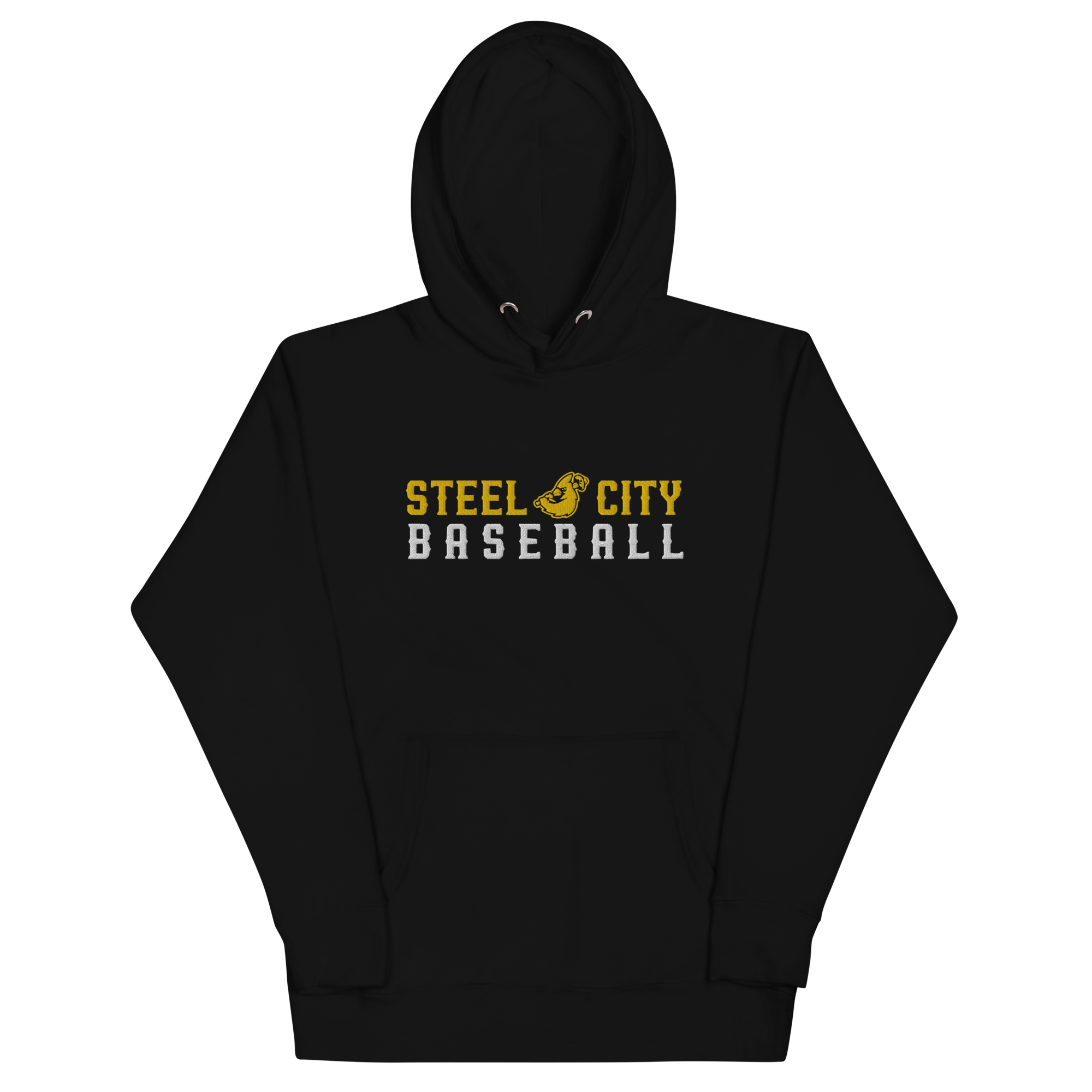 Steel City Baseball Embroidered Hoodie